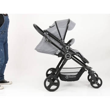 Factory Hot Sale Baby Partroller 3 en 1 Systèmes de voyage poussette européenne bébé pliable jogging portable poussette